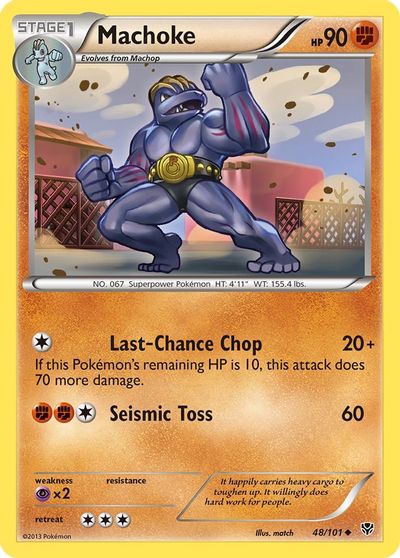 Machoke [Reverse Holo] #48