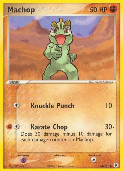 Machop [Reverse Holo] #64