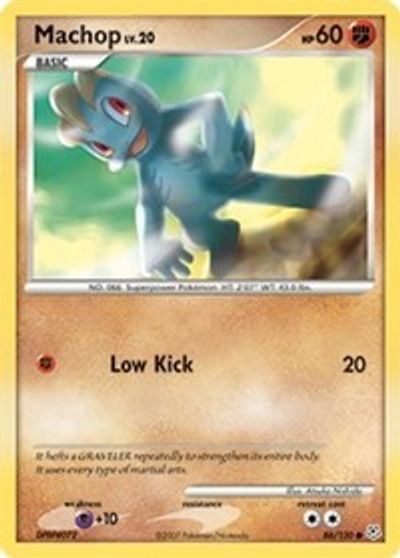 Machop [Reverse Holo] #86