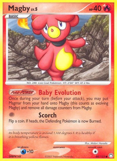 Magby [Reverse Holo] #88