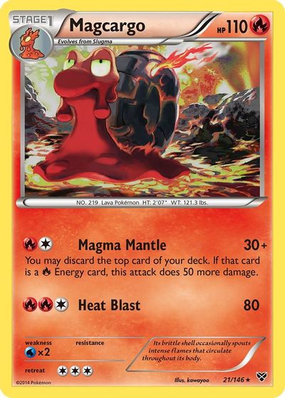 Magcargo [Reverse Holo] #21
