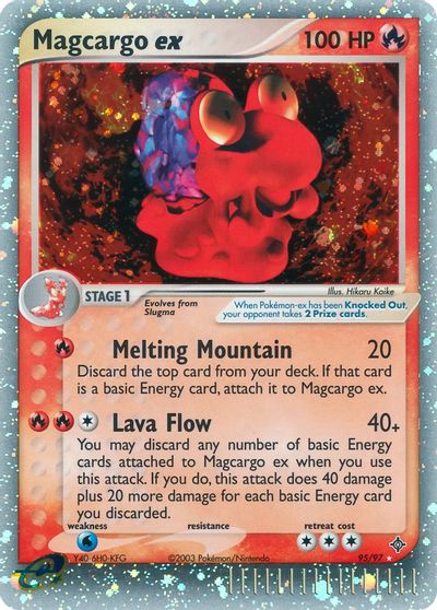 Magcargo EX #95