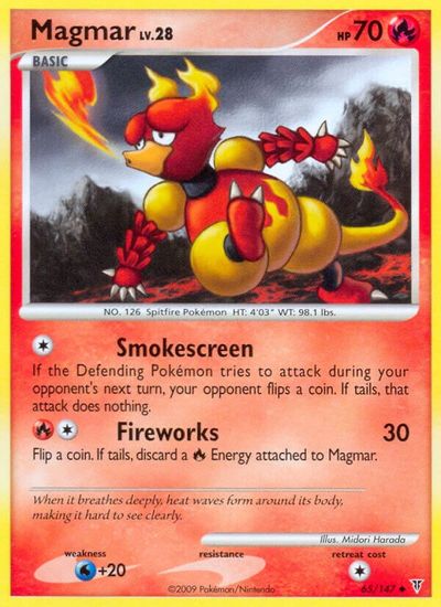 Magmar [Reverse Holo] #65