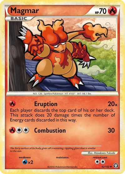 Magmar [Reverse Holo] #42