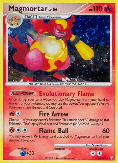 Magmortar [Reverse Holo] #6