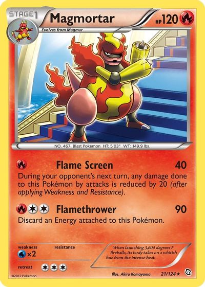 Magmortar [Reverse Holo] #21