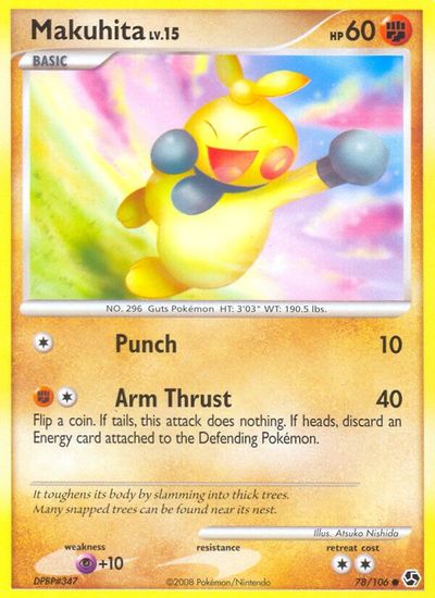 Makuhita [Reverse Holo] #78