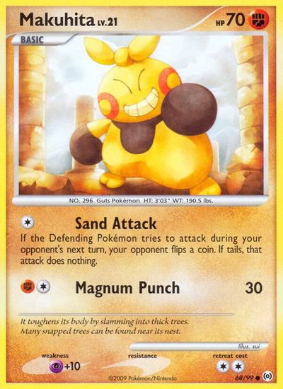 Makuhita [Reverse Holo] #68