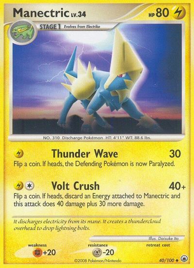 Manectric [Reverse Holo] #40