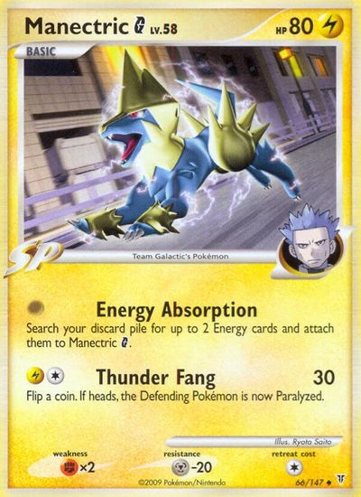 Manectric G [Reverse Holo] #66