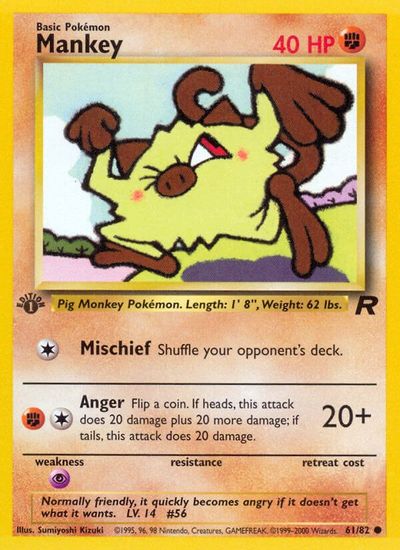 Mankey [1st Edition] #61
