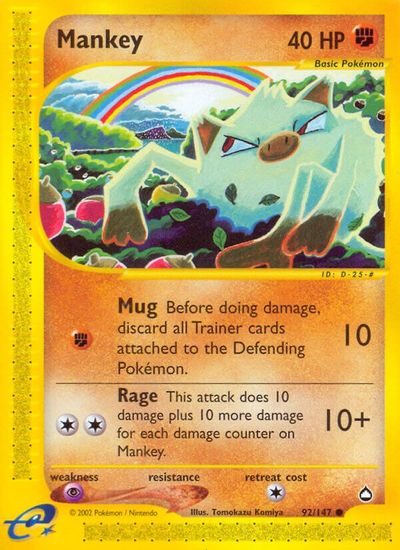 Mankey [Reverse Holo] #92
