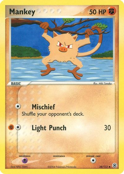 Mankey [Reverse Holo] #38