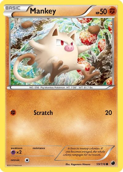 Mankey [Reverse Holo] #59