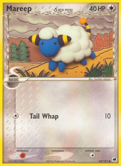 Mareep [Reverse Holo] #54