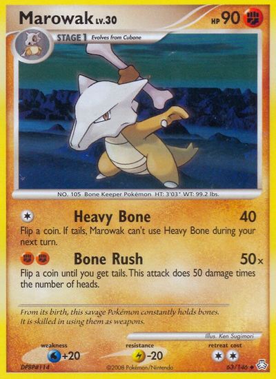 Marowak [Reverse Holo] #63