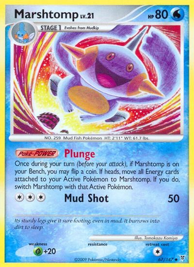 Marshtomp [Reverse Holo] #67