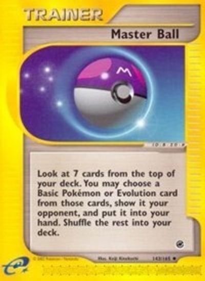 Master Ball [Reverse Holo] #143
