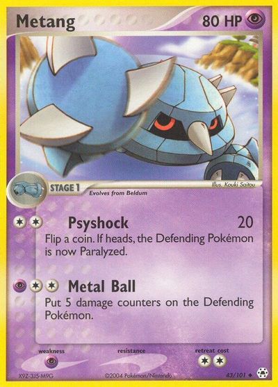 Metang [Reverse Holo] #43