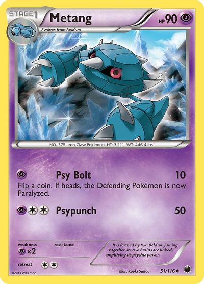 Metang [Reverse Holo] #51
