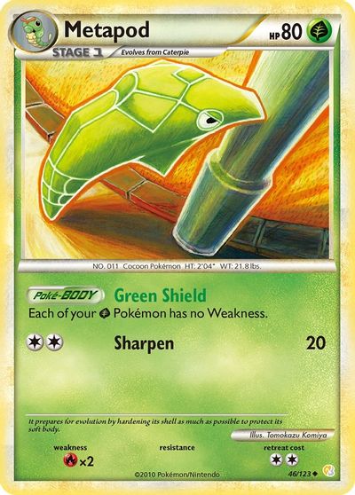 Metapod [Reverse Holo] #46