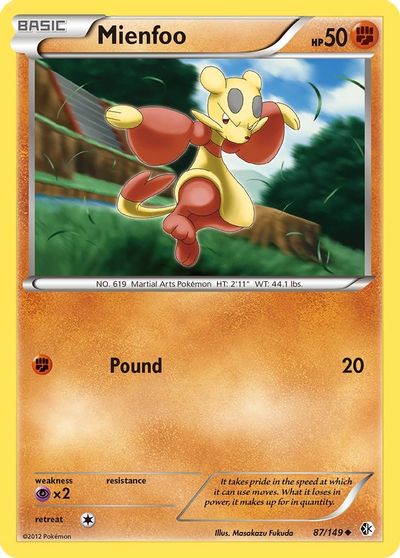 Mienfoo [Reverse Holo] #87