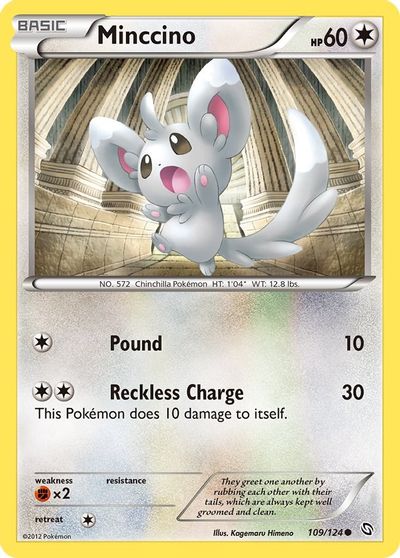 Minccino [Reverse Holo] #109