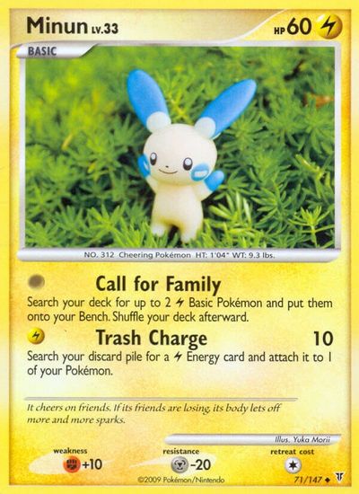 Minun [Reverse Holo] #71