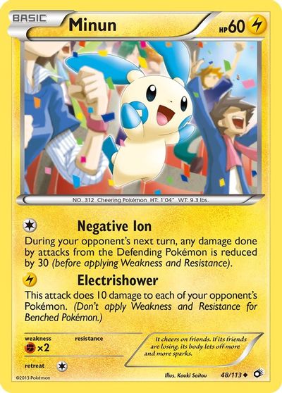 Minun [Reverse Holo] #48