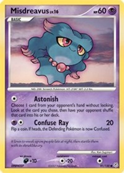Misdreavus [Reverse Holo] #91