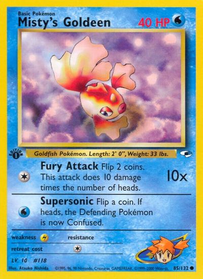Misty's Goldeen [1st Edition] #85