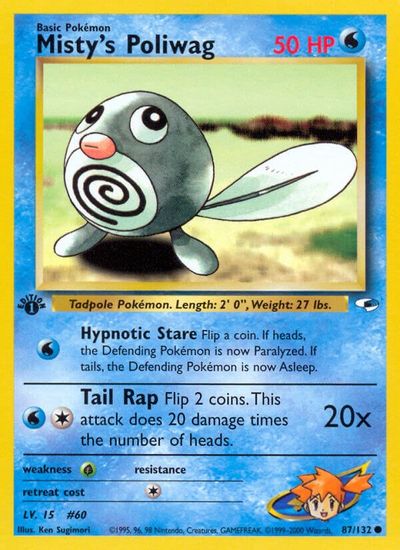 Misty's Poliwag [1st Edition] #87
