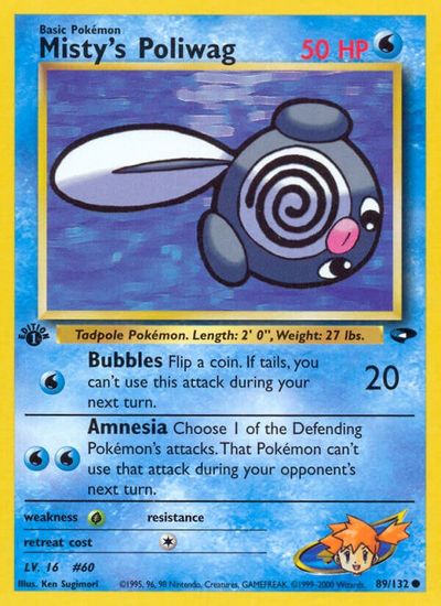 Misty's Poliwag [1st Edition] #89