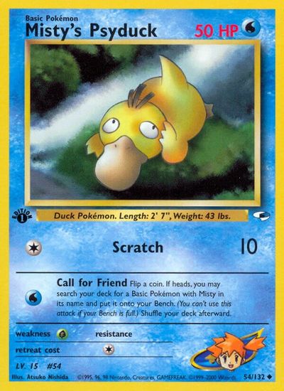 Misty's Psyduck [1st Edition] #54