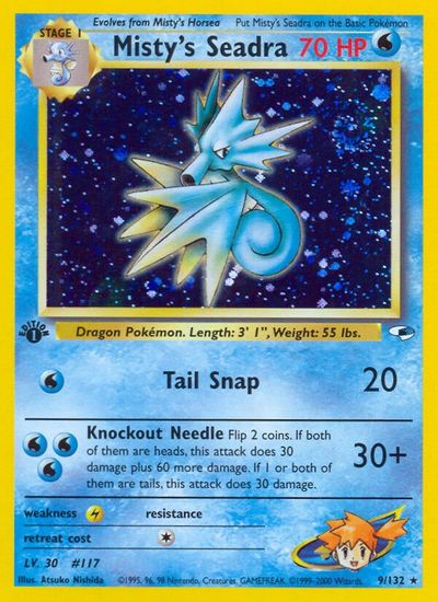 Misty's Seadra [1st Edition] #9