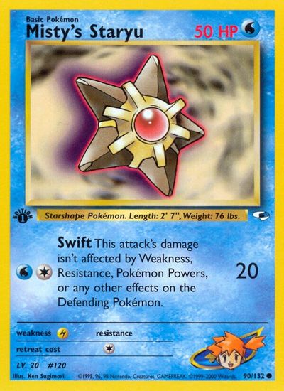 Misty's Staryu [1st Edition] #90