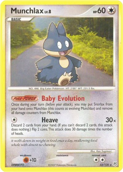 Munchlax [Reverse Holo] #33