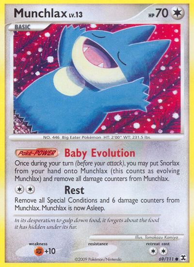 Munchlax [Reverse Holo] #69