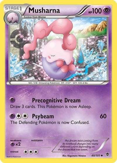 Musharna [Reverse Holo] #40