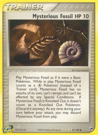 Mysterious Fossil [Reverse Holo] #91