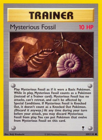 Mysterious Fossil [Reverse Holo] #109