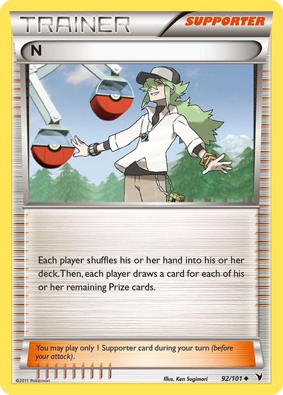 N [Reverse Holo] #92