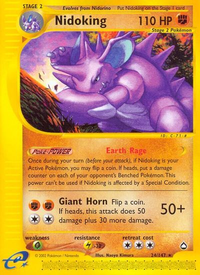 Nidoking [Reverse Holo] #24