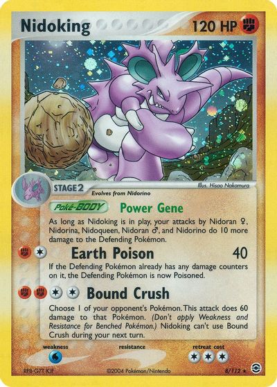 Nidoking [Reverse Holo] #8