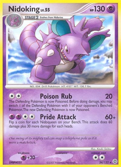Nidoking [Reverse Holo] #34