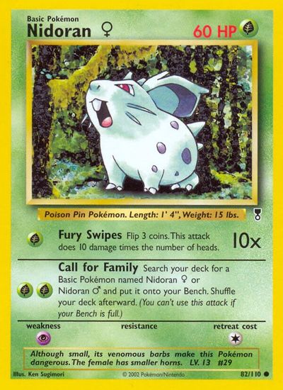 Nidoran [Reverse Holo] #82