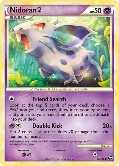 Nidoran F [Reverse Holo] #69