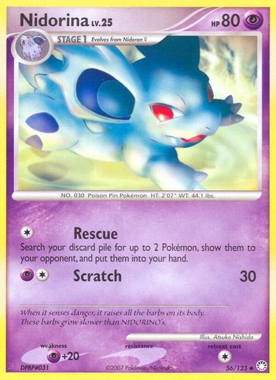 Nidorina [Reverse Holo] #56