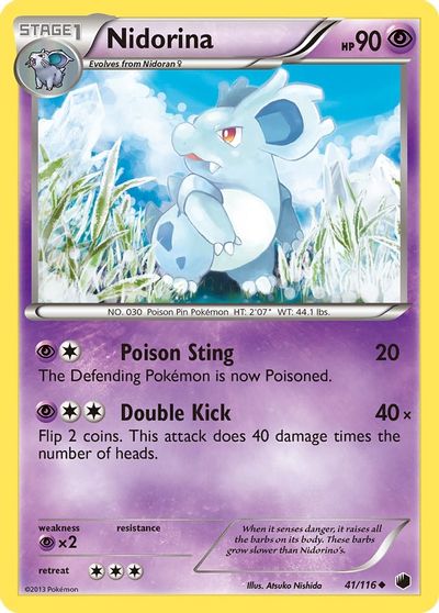 Nidorina [Reverse Holo] #41
