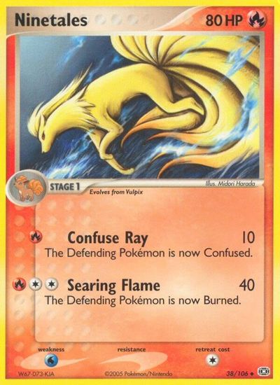 Ninetales [Reverse Holo] #38
